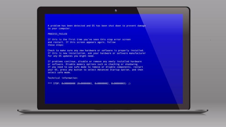 Contoh Error Asat Restart Laptop